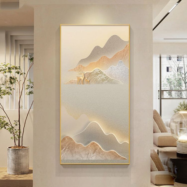 Earth Element : Mountain Landscape Wall Art
